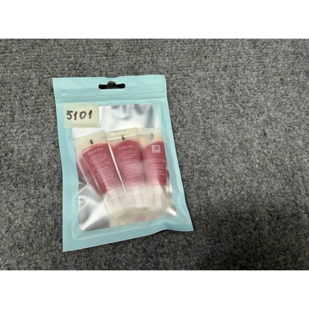 Lancome Juicy Tubes Tickled Pink Lip Gloss 3pc 0.28oz 0.21oz